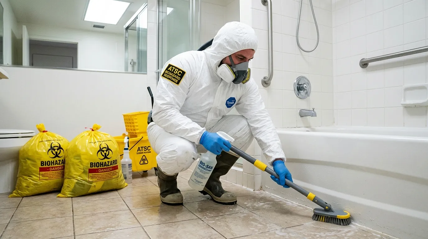 Decontamination equipment deployed for Blood Cleanup in Media